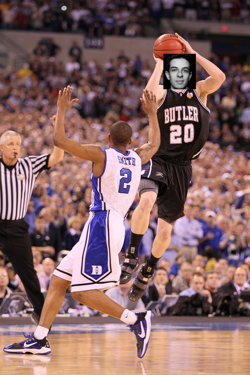 Samer Kalaf nearly beats Duke at the buzzer.